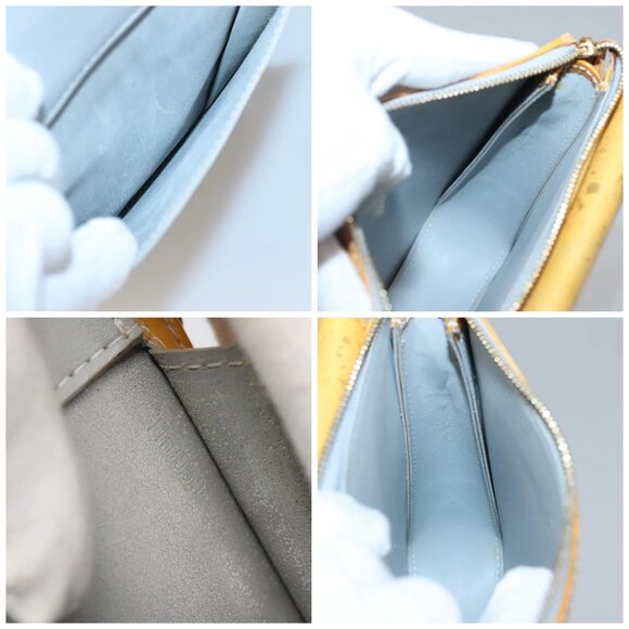 LOUIS VUITTON Monogram Vernis Motto Accessory Pouch Gris M91030 LV Auth 131944 - Picture 14 of 15